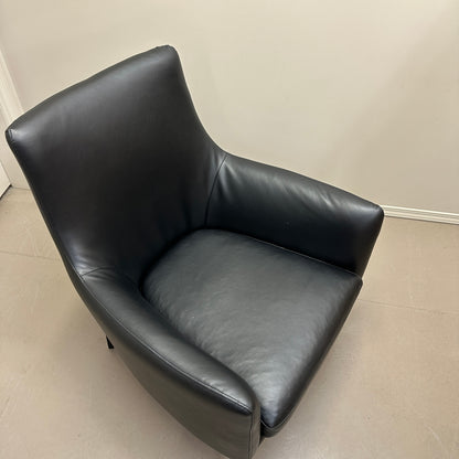 Black Modern Accent Chair