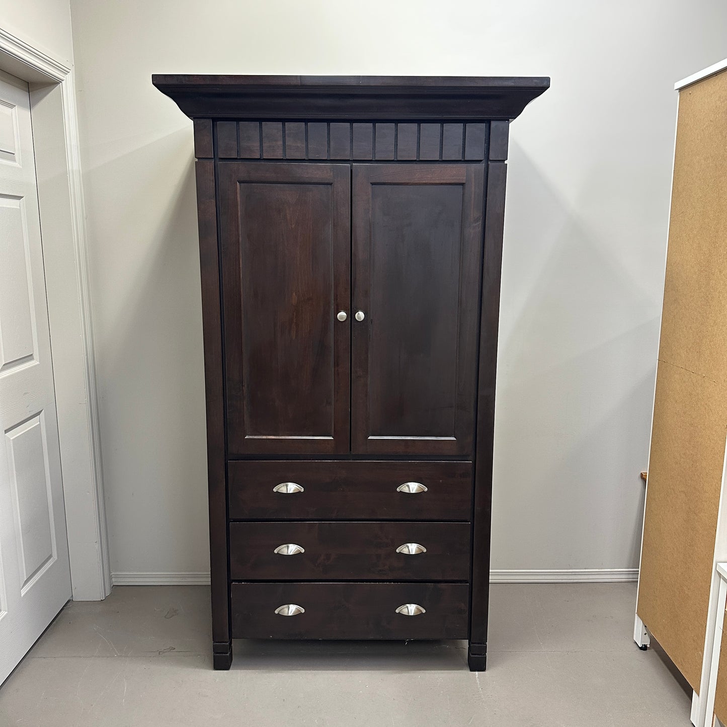 Solid Wood Storage Cabinet