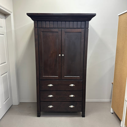 Solid Wood Storage Cabinet