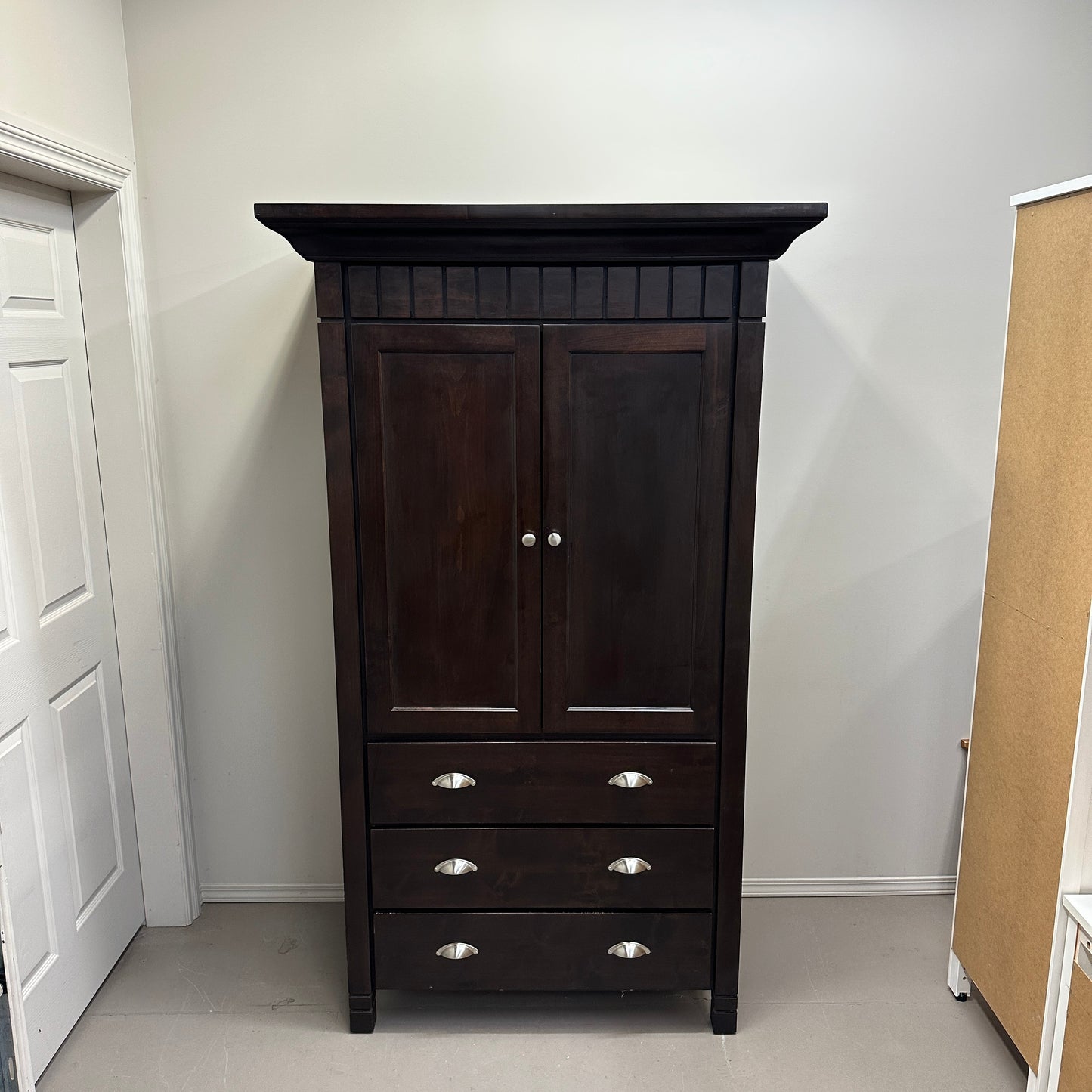 Solid Wood Storage Cabinet