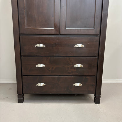Solid Wood Storage Cabinet