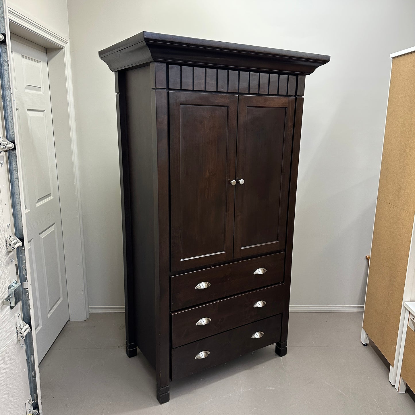 Solid Wood Storage Cabinet