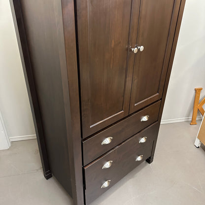 Solid Wood Storage Cabinet