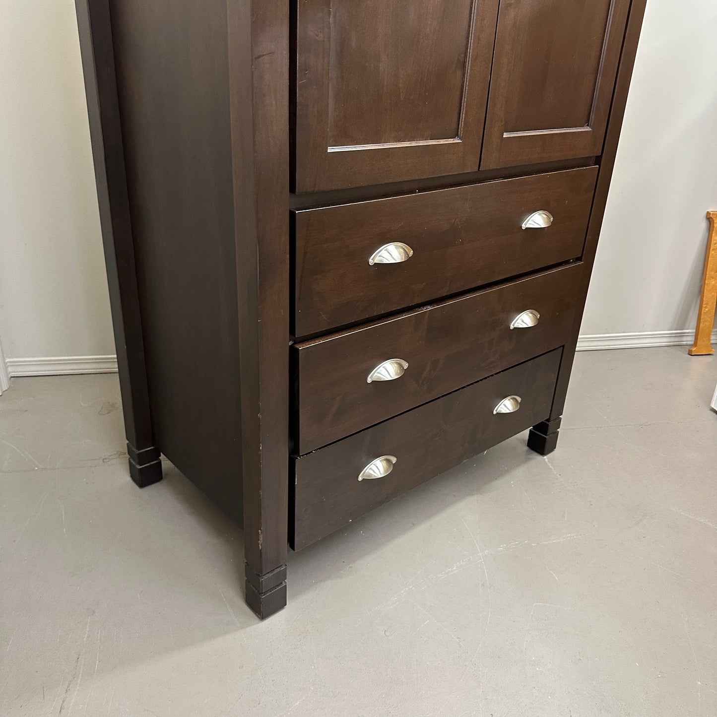 Solid Wood Storage Cabinet
