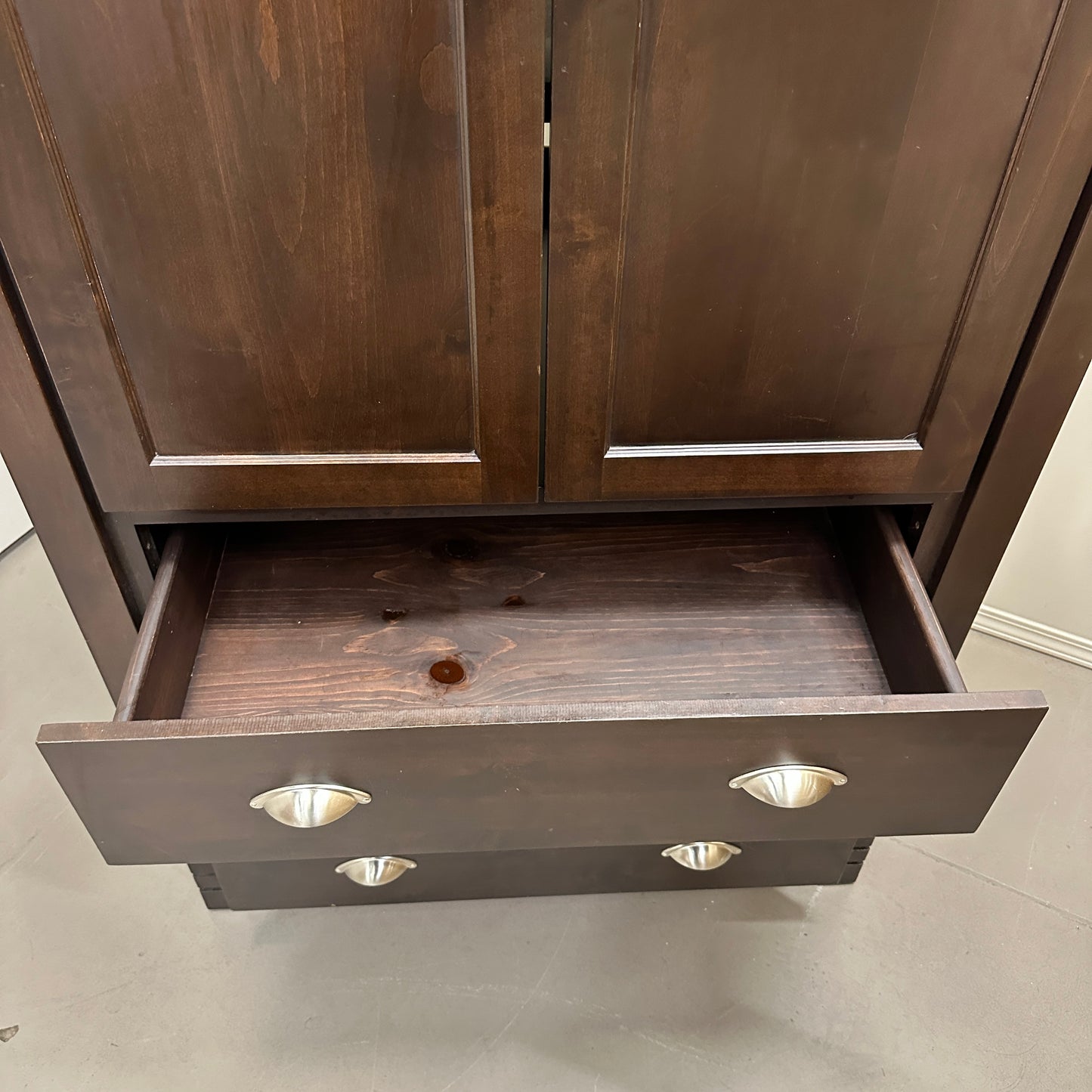 Solid Wood Storage Cabinet