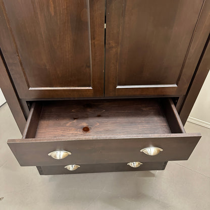 Solid Wood Storage Cabinet