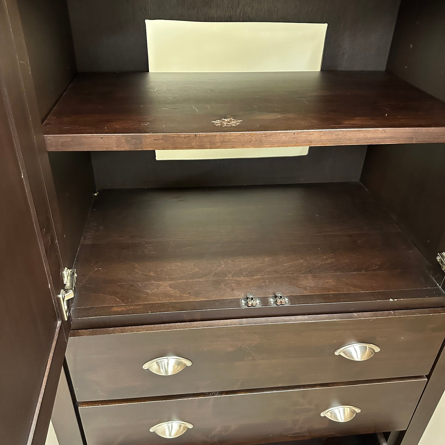 Solid Wood Storage Cabinet