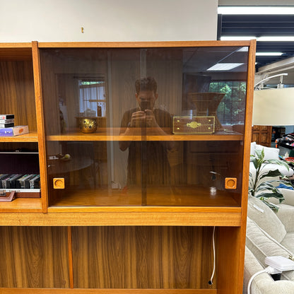 1960s Danish Teak Wall Unit by Domino Møbler