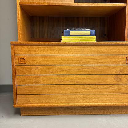 1960s Danish Teak Wall Unit by Domino Møbler