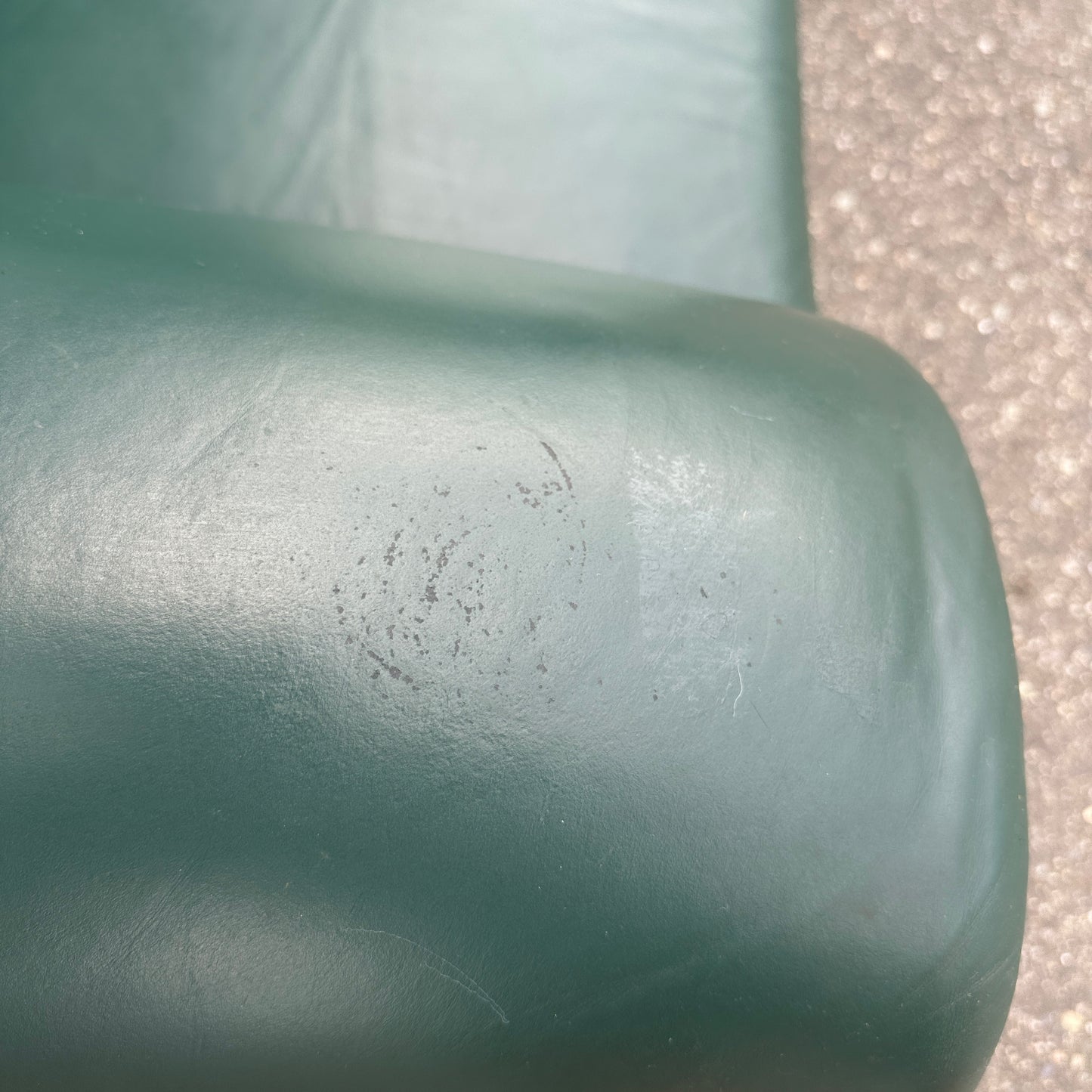 Dark Green Leather Sofa Set