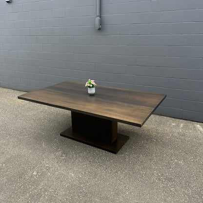 Large Solid Walnut Dining Table