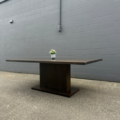 Large Solid Walnut Dining Table