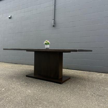 Large Solid Walnut Dining Table