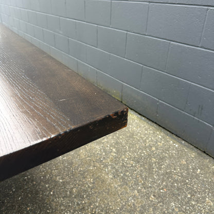 Large Solid Walnut Dining Table