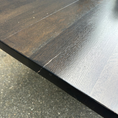 Large Solid Walnut Dining Table