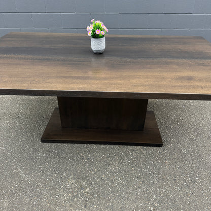 Large Solid Walnut Dining Table