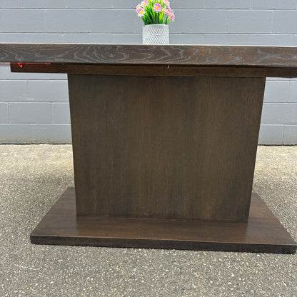 Large Solid Walnut Dining Table
