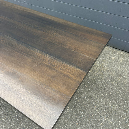Large Solid Walnut Dining Table