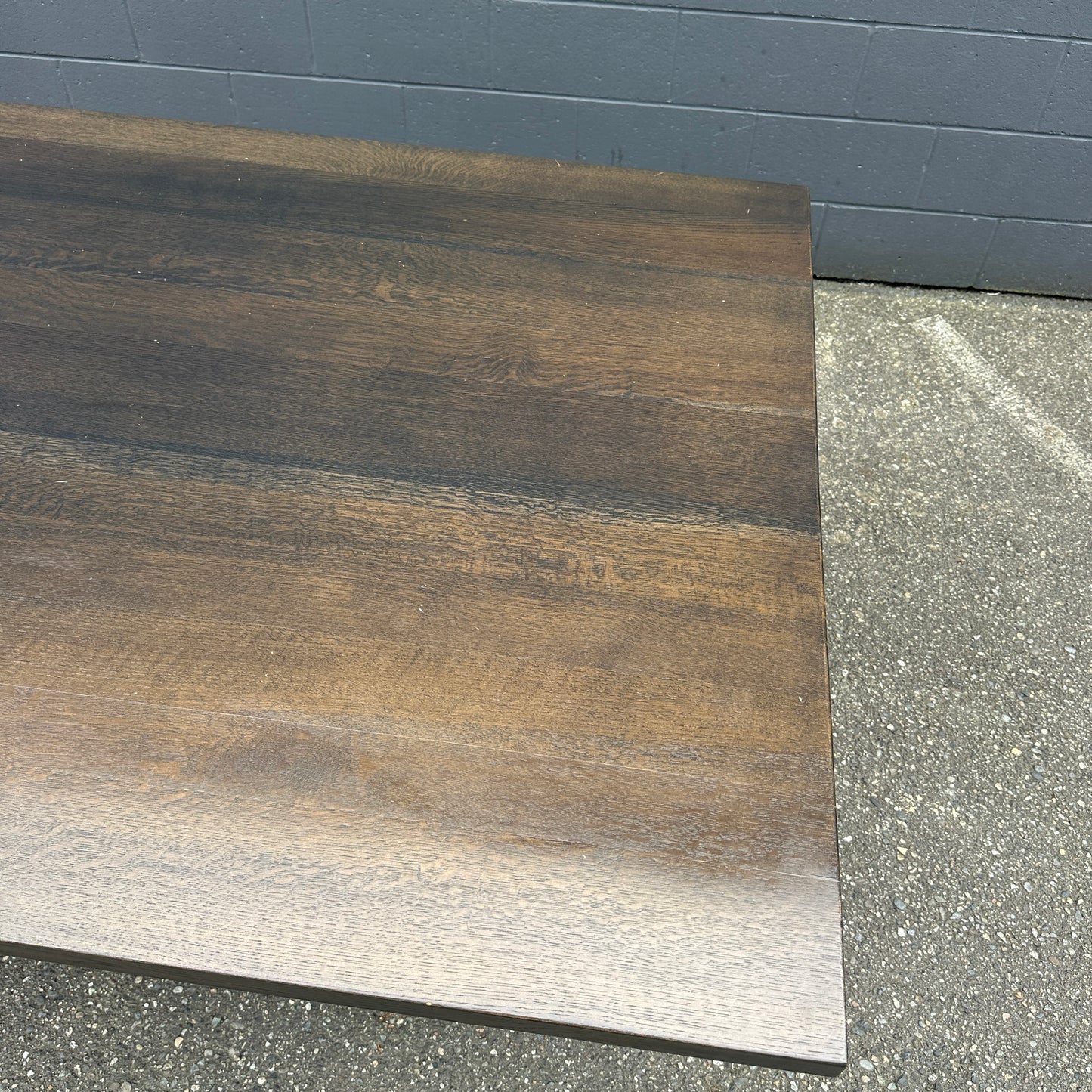 Large Solid Walnut Dining Table