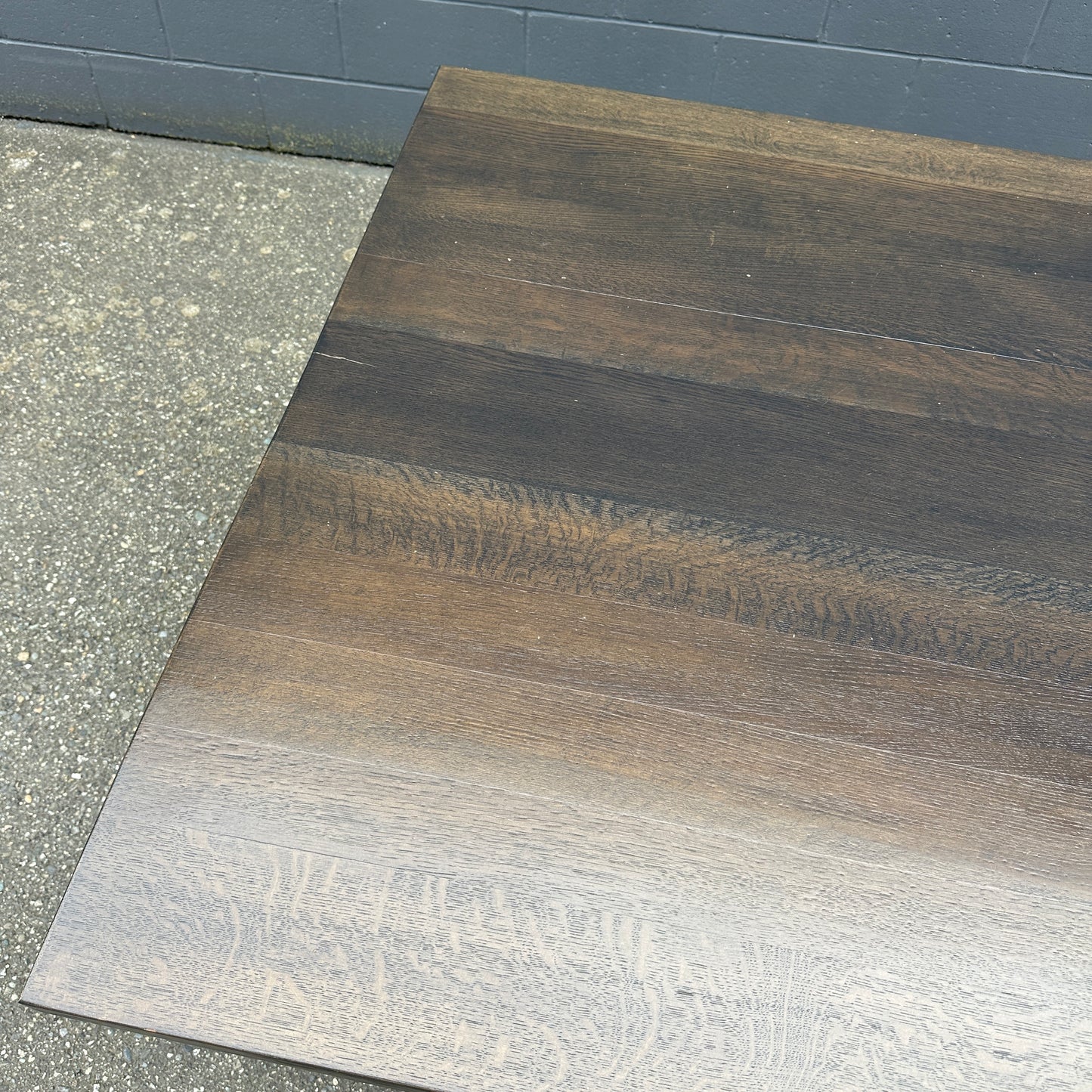 Large Solid Walnut Dining Table