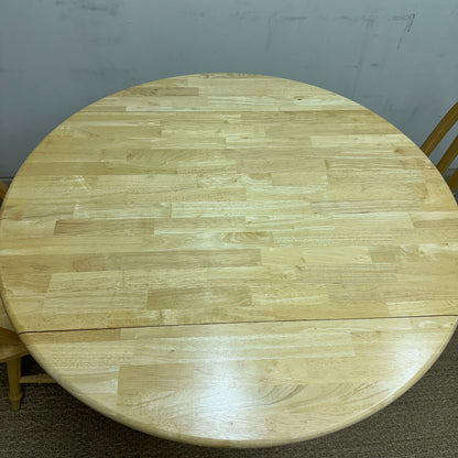 Drop-Leaf Dinette Set with 2 Chairs