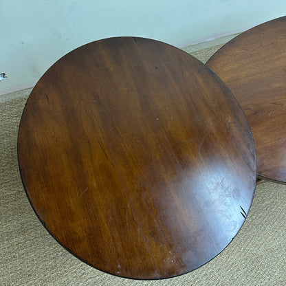 Vintage-Style Oval Coffee Table + Side Table