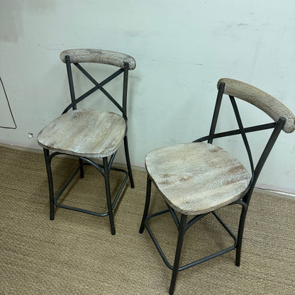 Pier 1 Zach Counter Stools (x2)