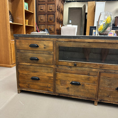 Crate & Barrel Bluestone Reclaimed Wood Media Console