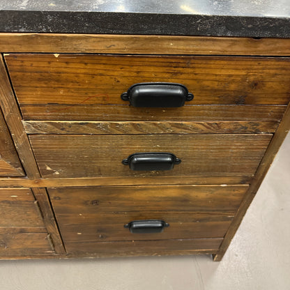 Crate & Barrel Bluestone Reclaimed Wood Media Console
