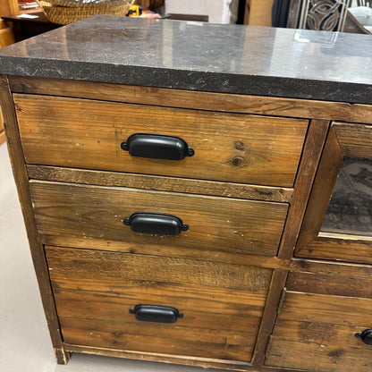 Crate & Barrel Bluestone Reclaimed Wood Media Console