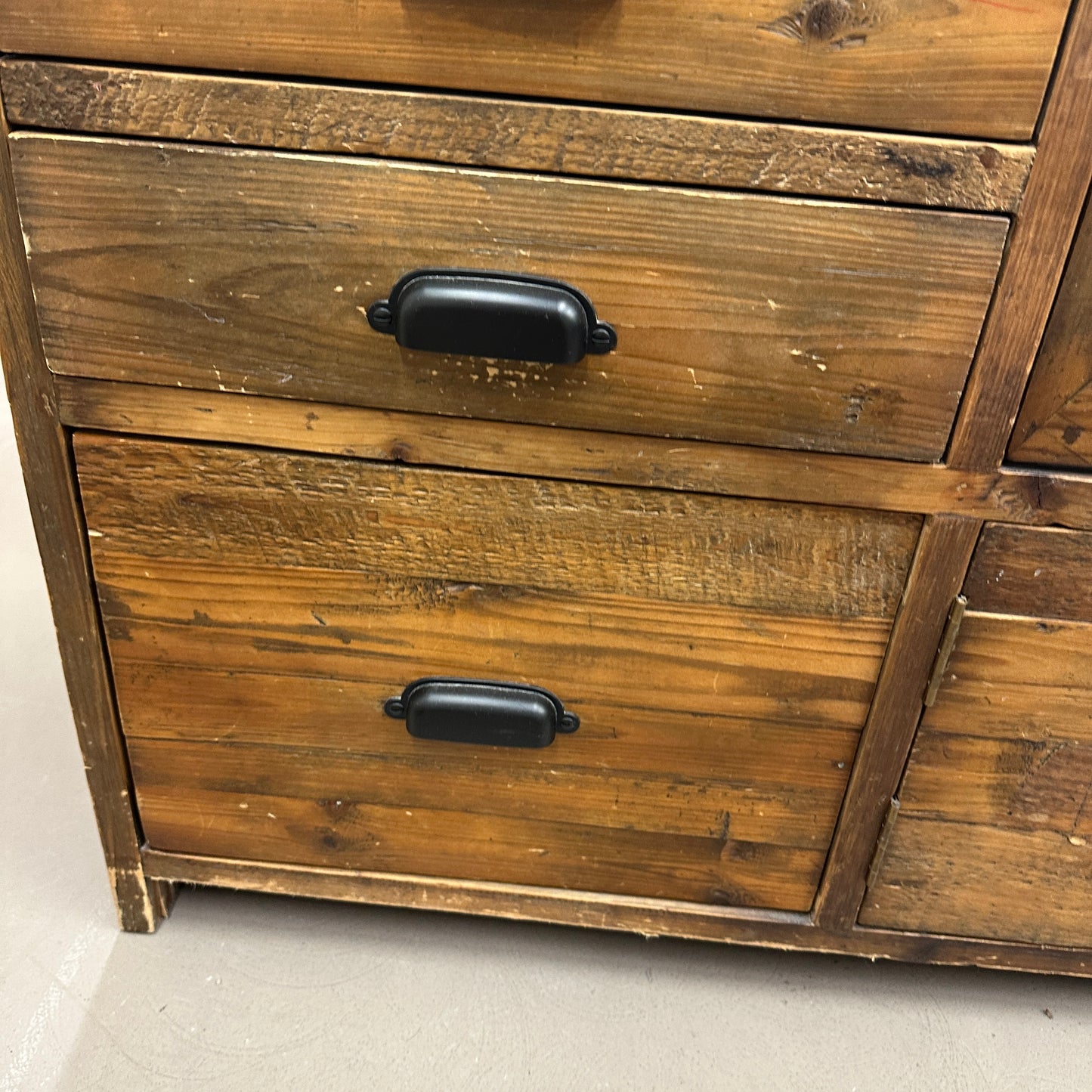 Crate & Barrel Bluestone Reclaimed Wood Media Console