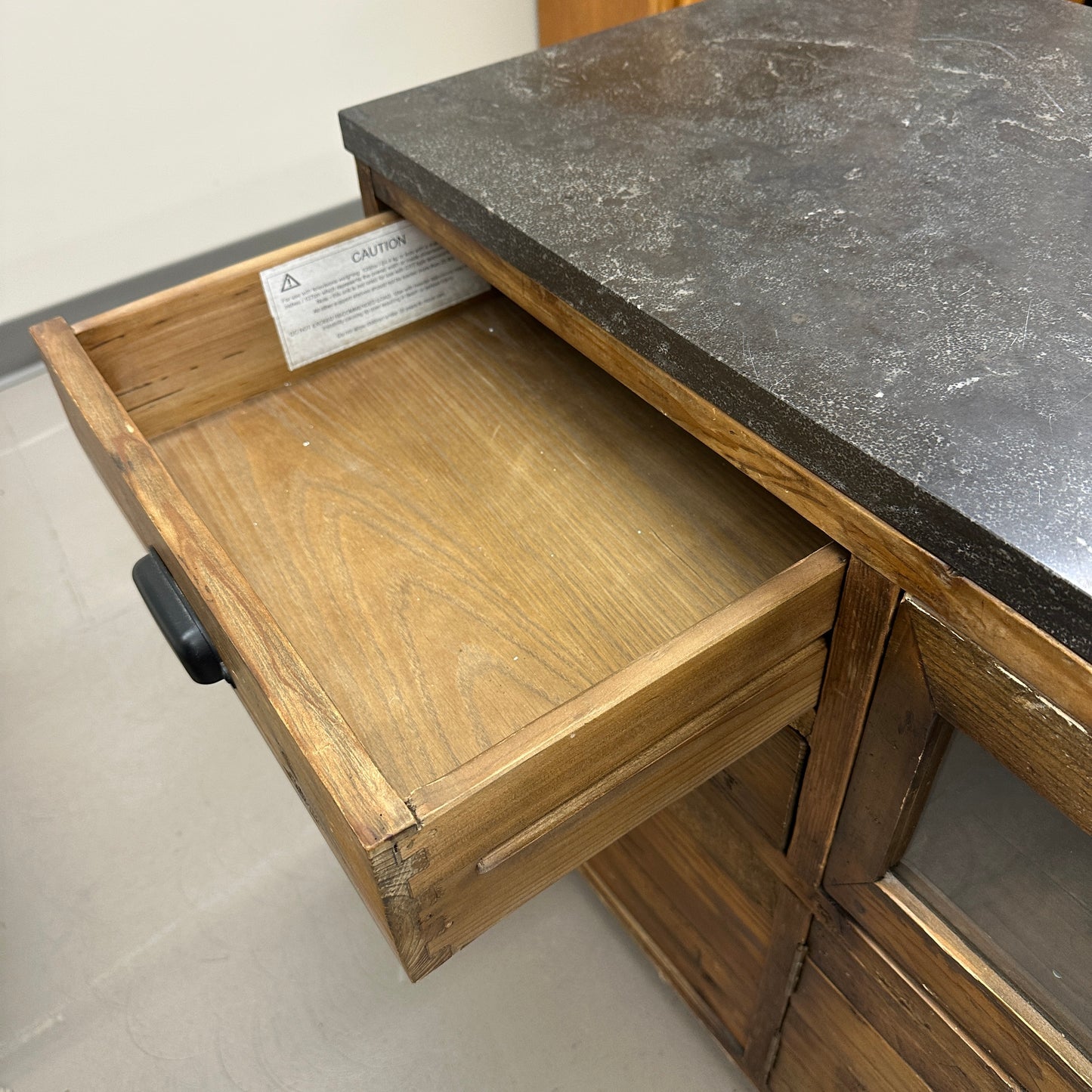 Crate & Barrel Bluestone Reclaimed Wood Media Console