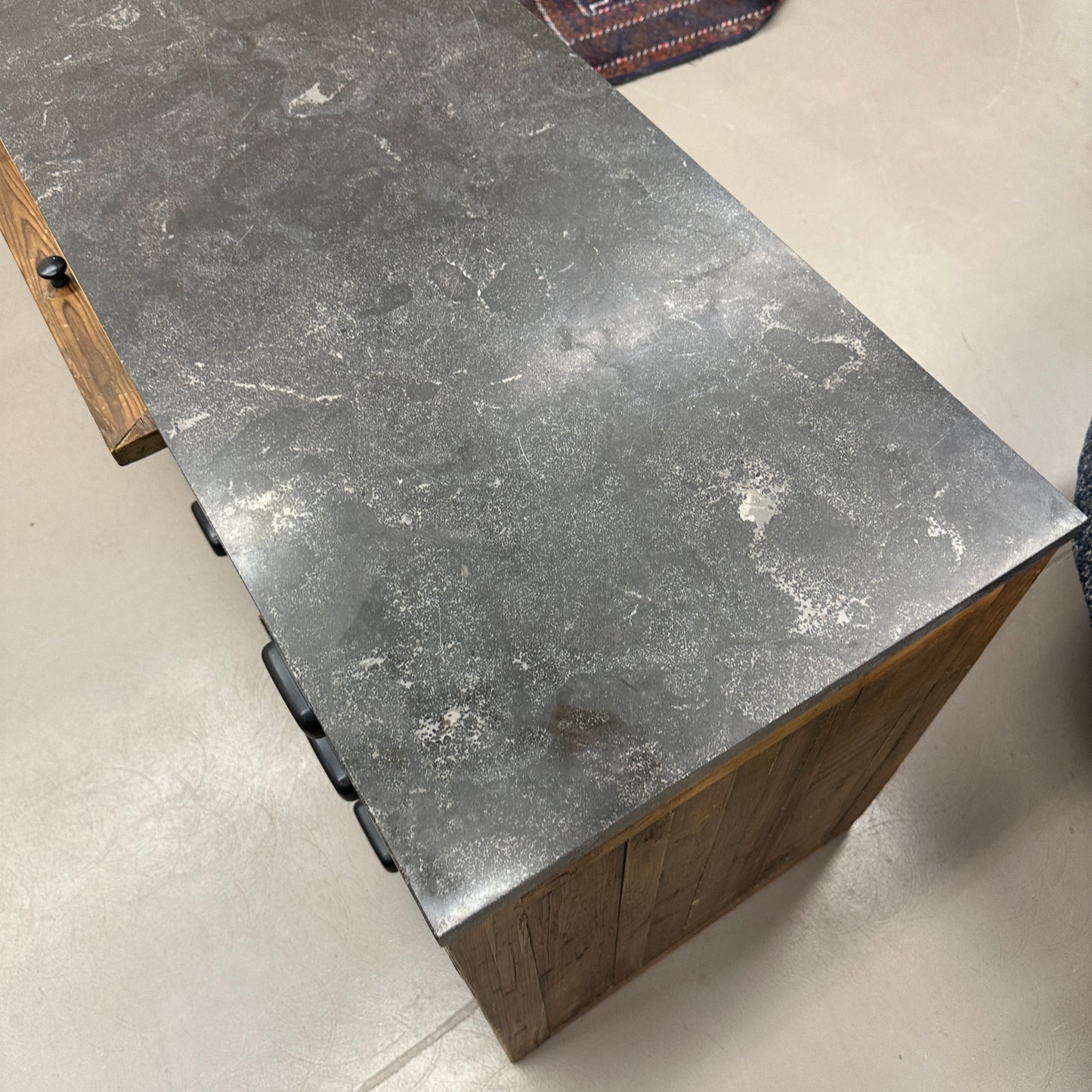 Crate & Barrel Bluestone Reclaimed Wood Media Console