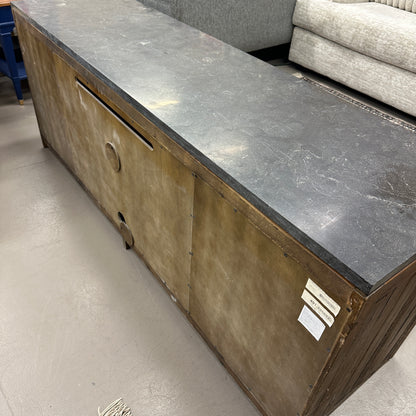 Crate & Barrel Bluestone Reclaimed Wood Media Console