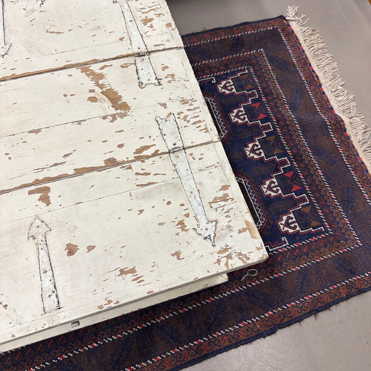 White Shabby Chic Wood Coffee Table