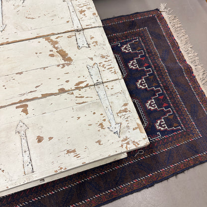 White Shabby Chic Wood Coffee Table