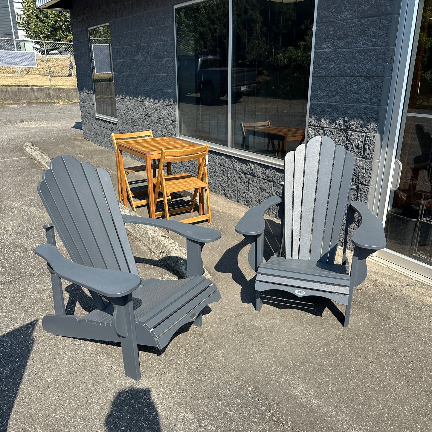 Adirondack Patio Chairs by Leisure Line- Set of 2