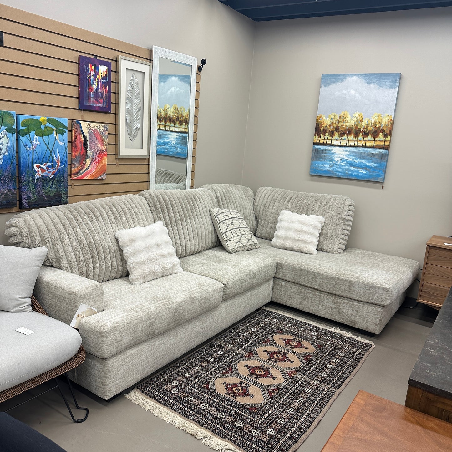 Canadian Sectional in Hush Parchment