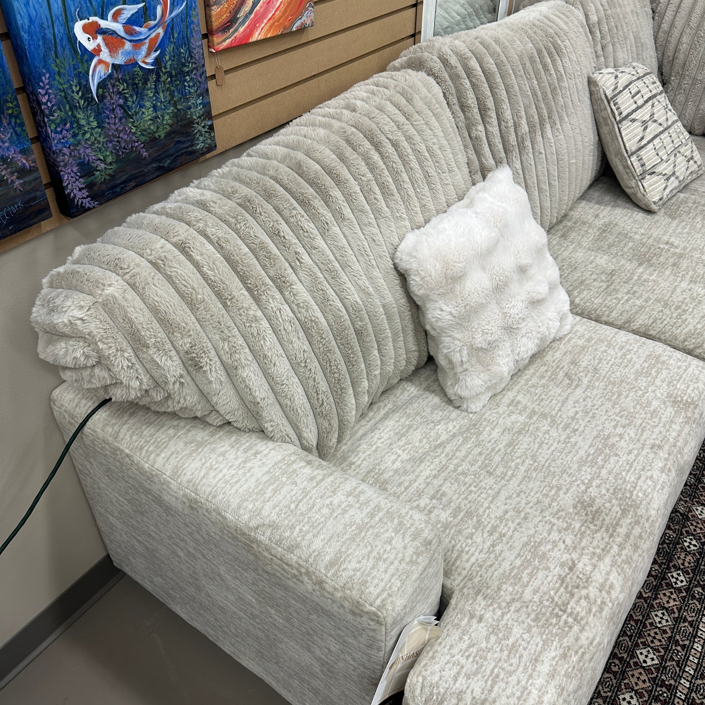 Canadian Sectional in Hush Parchment