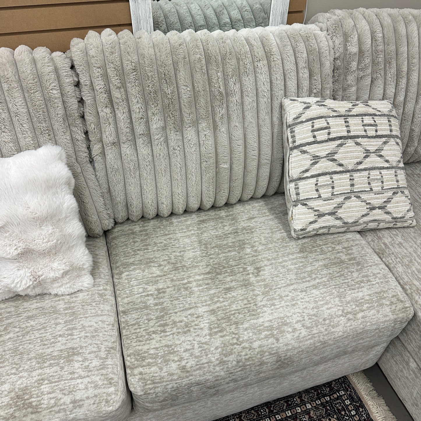 Canadian Sectional in Hush Parchment