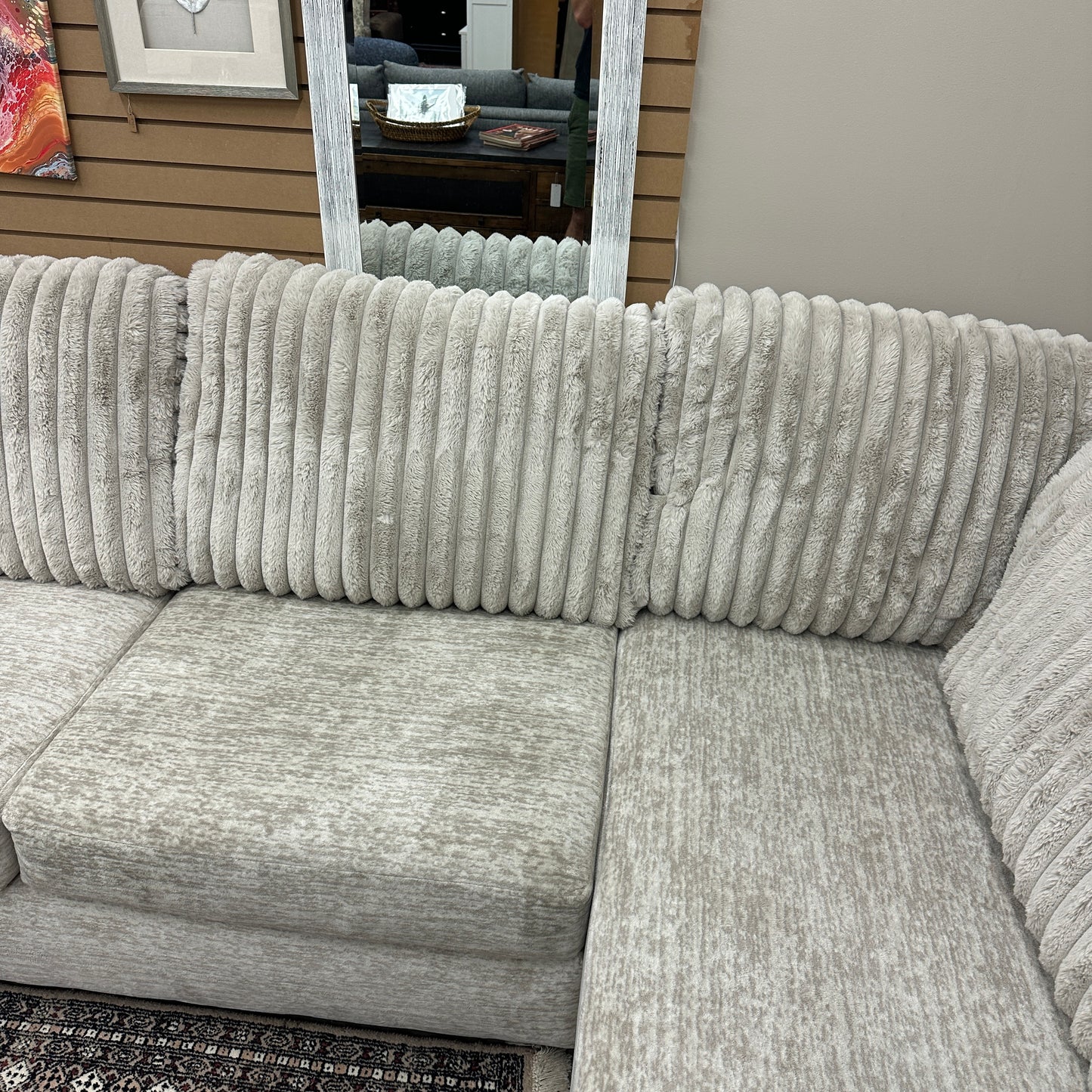 Canadian Sectional in Hush Parchment