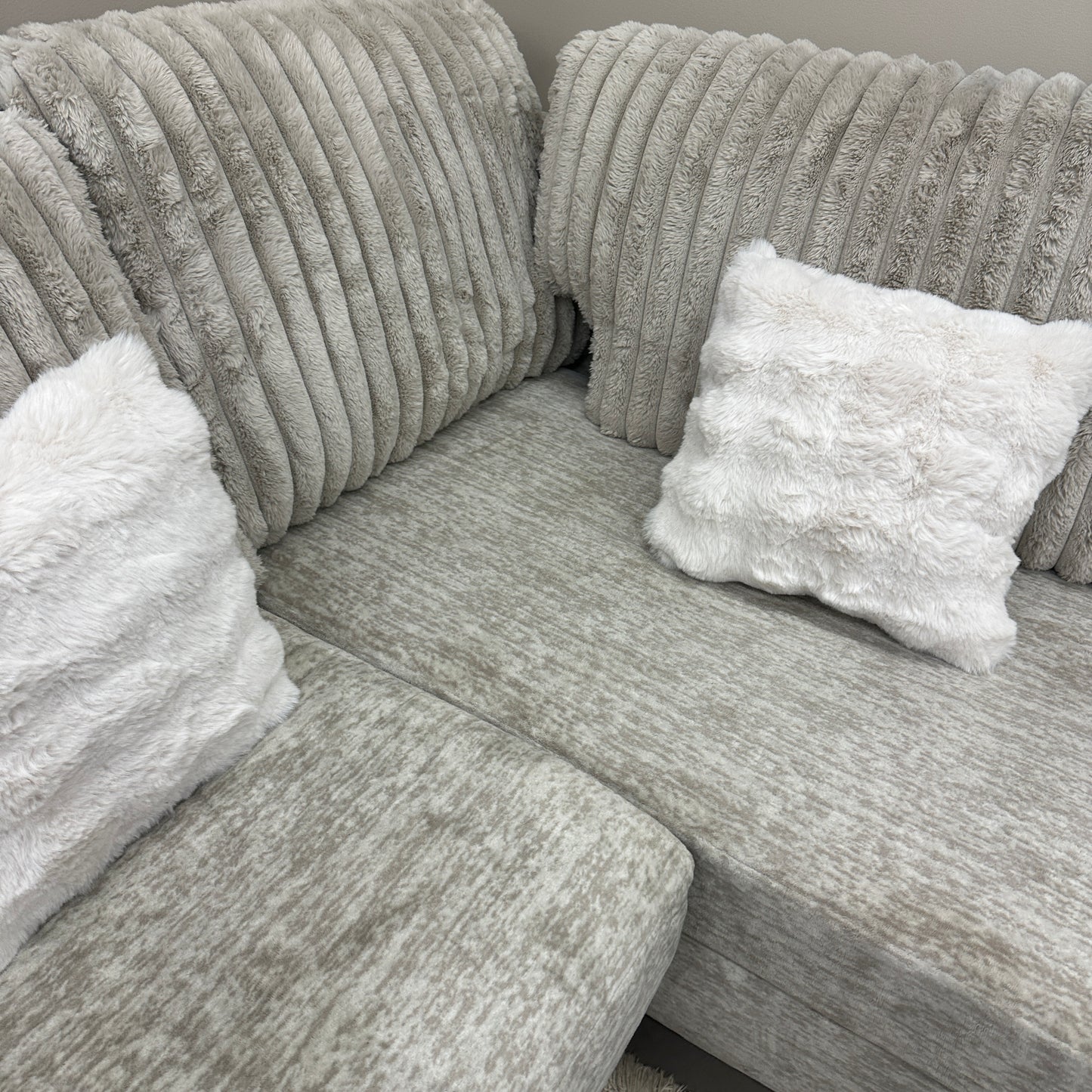 Canadian Sectional in Hush Parchment