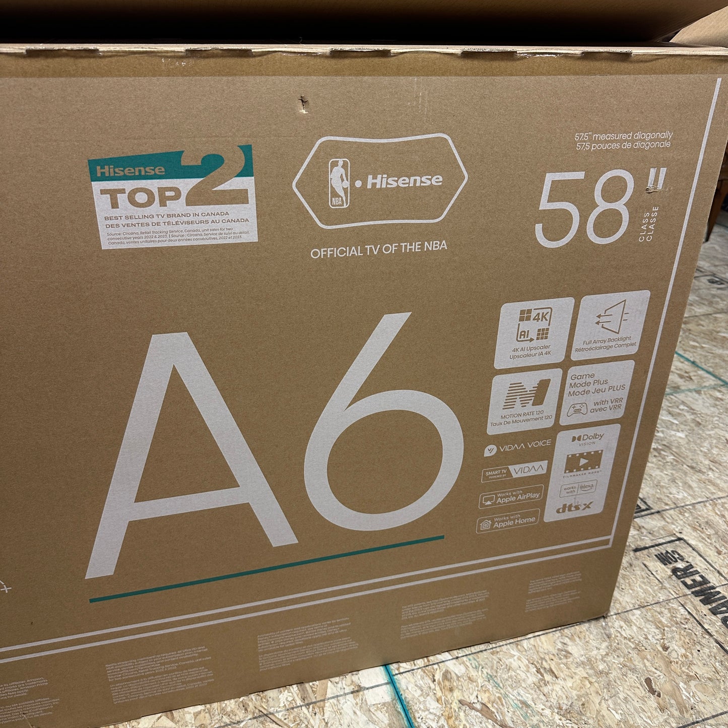 Hisense 58'' 4K UHD Smart TV