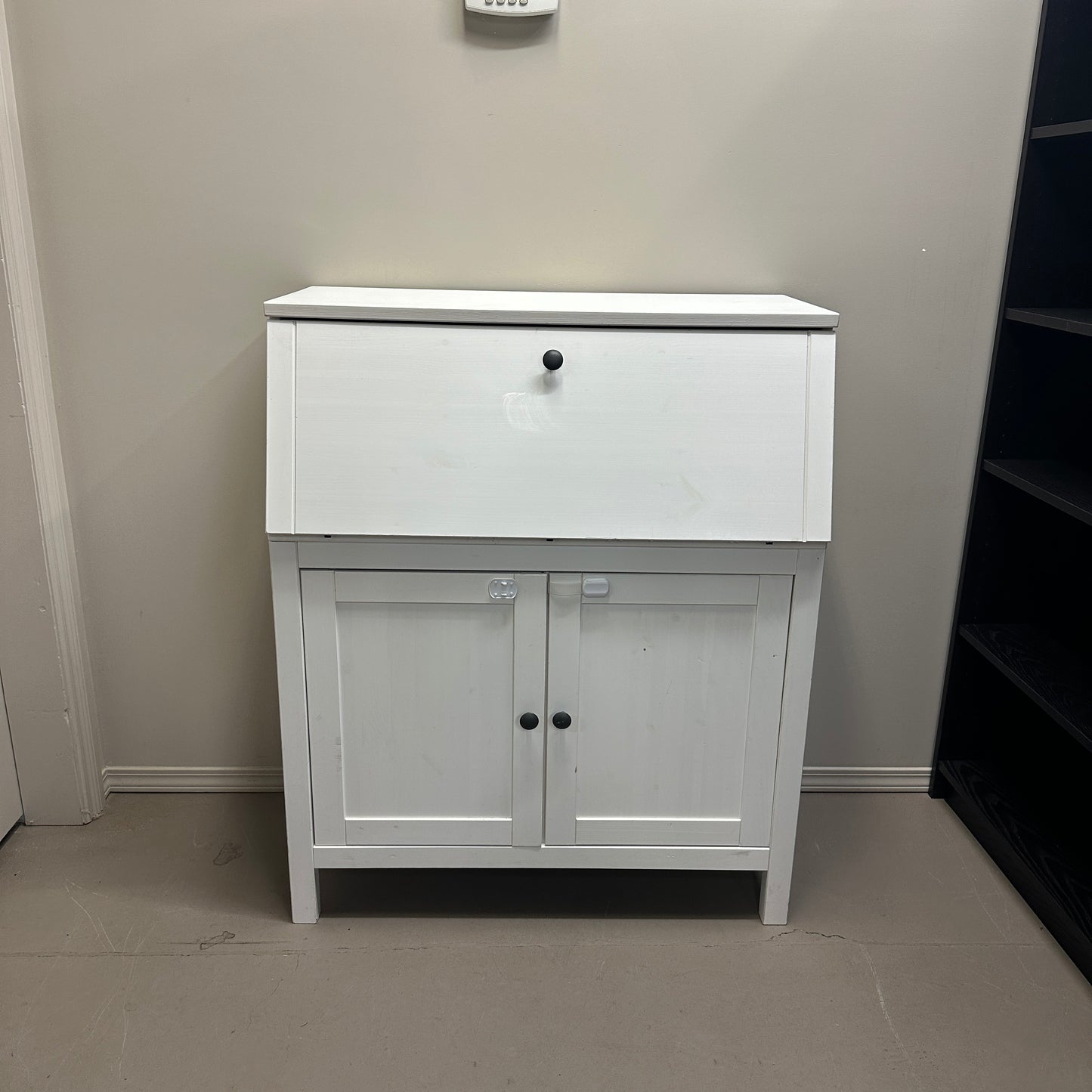 Hemnes White Secretary Desk