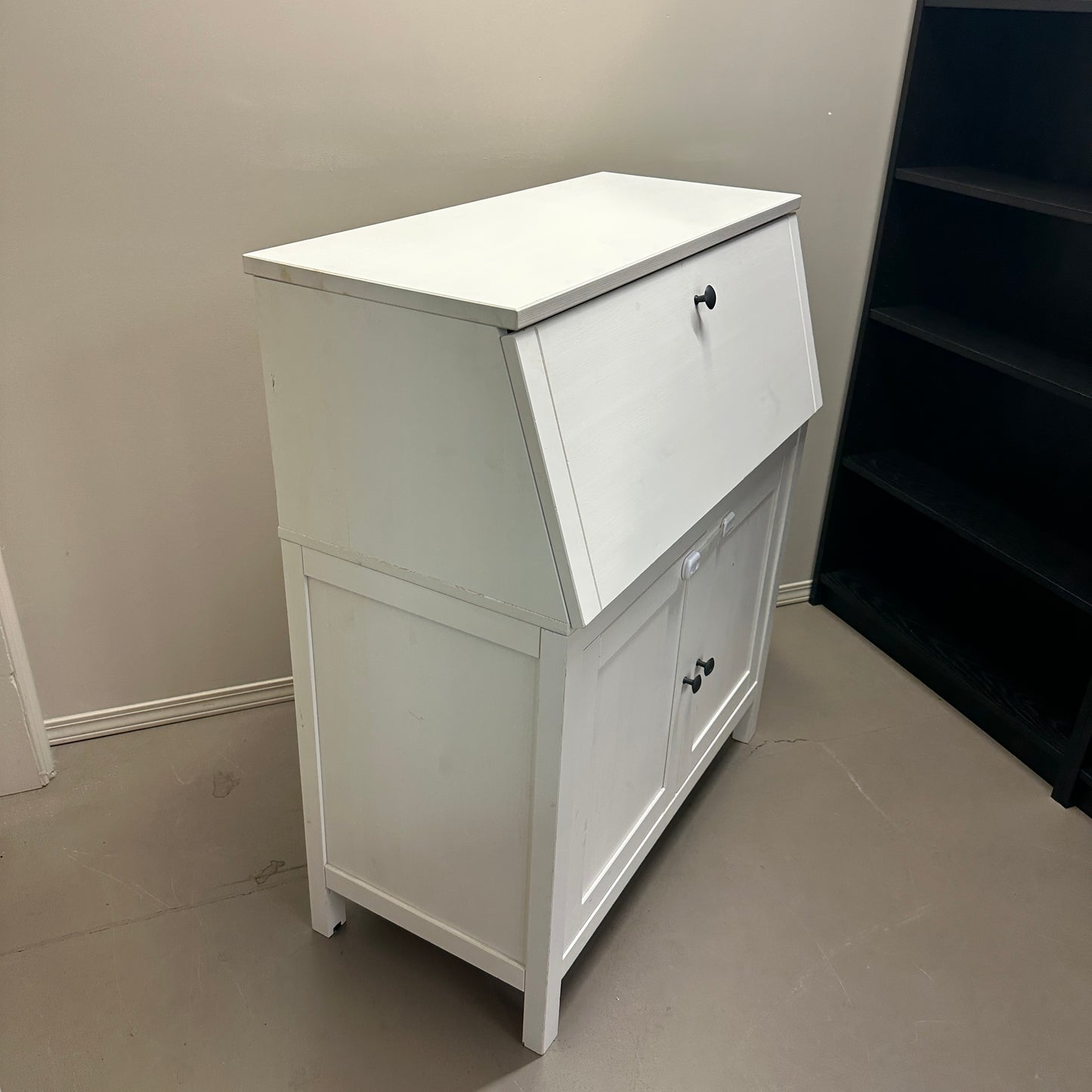 Hemnes White Secretary Desk