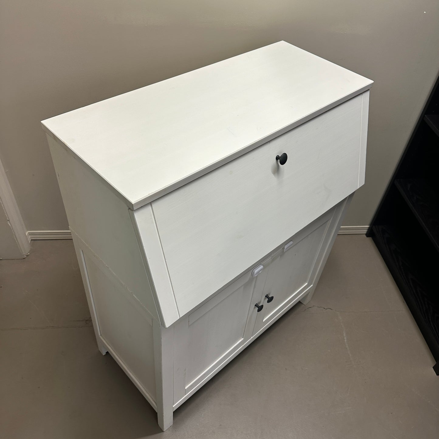 Hemnes White Secretary Desk