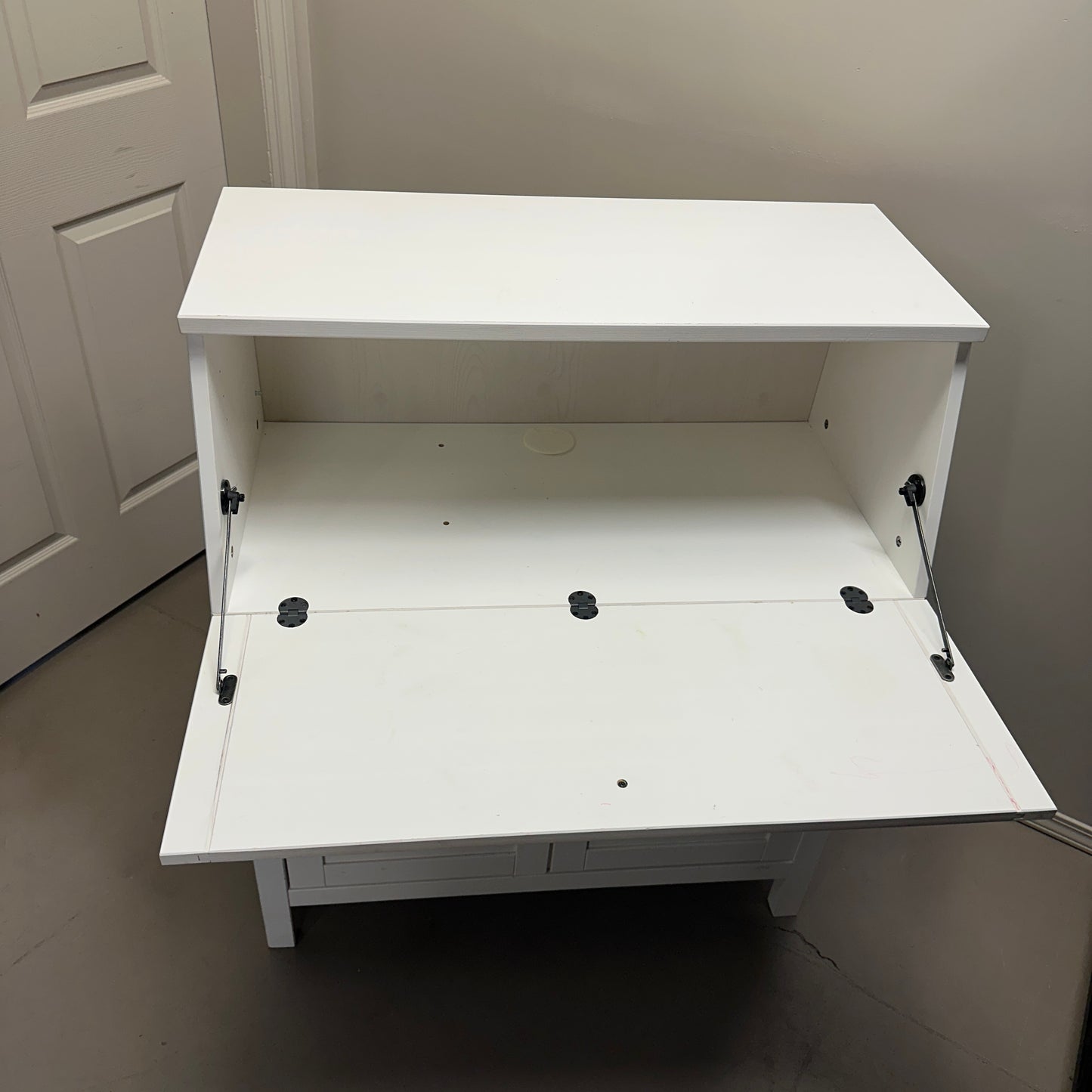 Hemnes White Secretary Desk