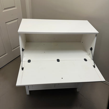 Hemnes White Secretary Desk