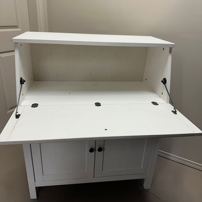 Hemnes White Secretary Desk
