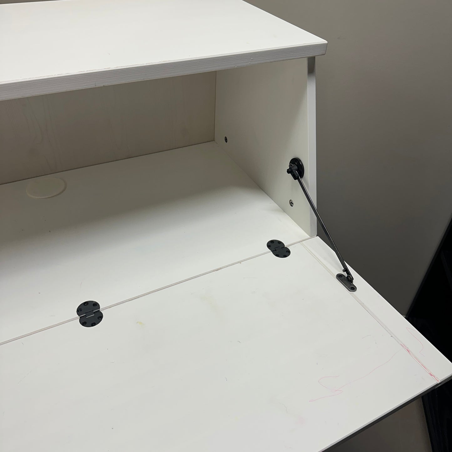 Hemnes White Secretary Desk
